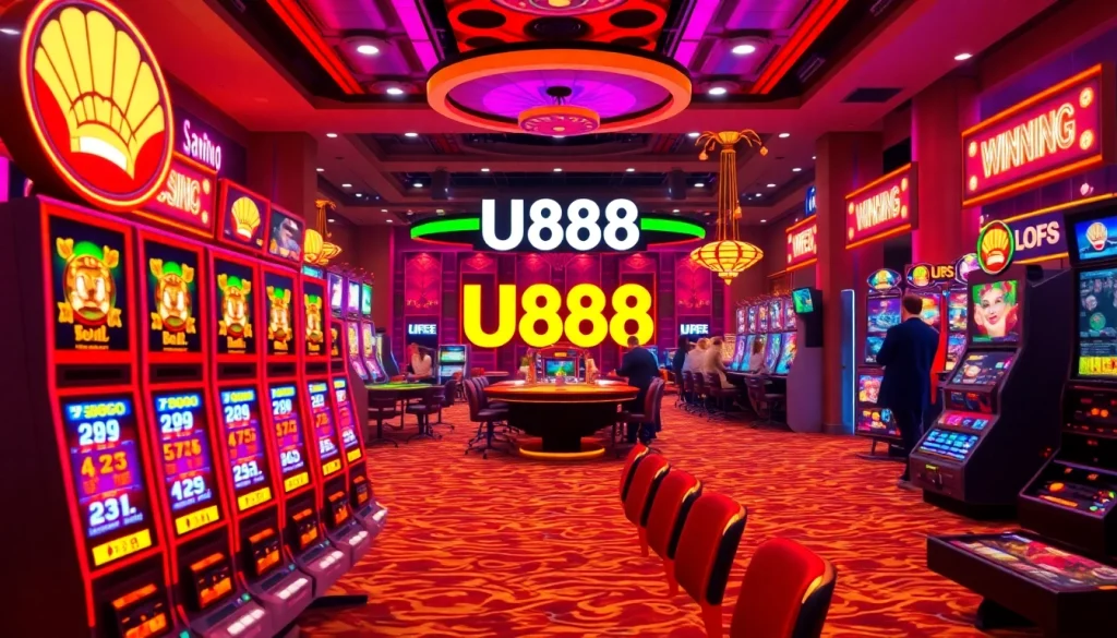 Experience the vibrant U888 online casino with exciting games and enthusiastic players.