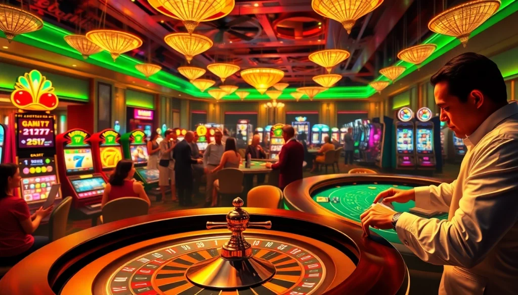 Experience the excitement of online casino action at https://rr88wang.com/ with dynamic gameplay at the roulette table and vibrant slot machines.