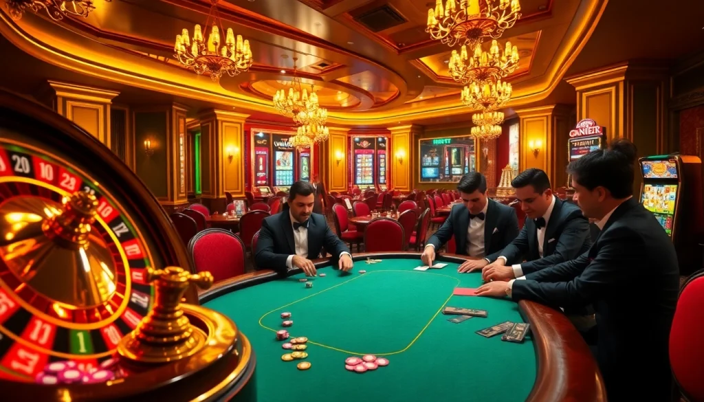 Experience the thrill of Casino 79King with players imagining their big winnings at a poker table.